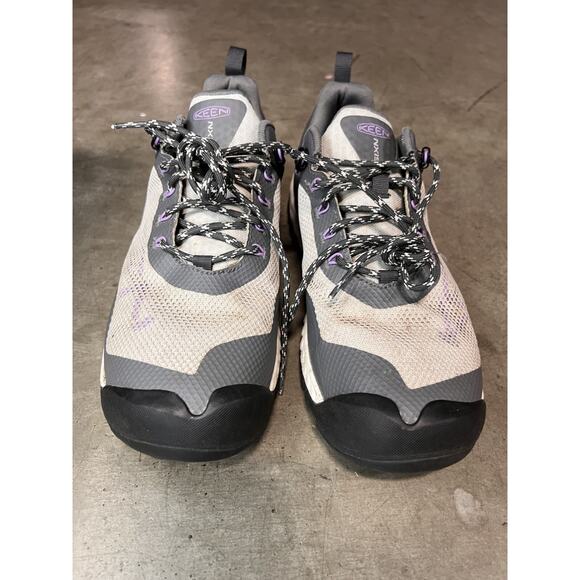 KEEN Women's Gray and Purple Shoes - Picture 2 of 12
